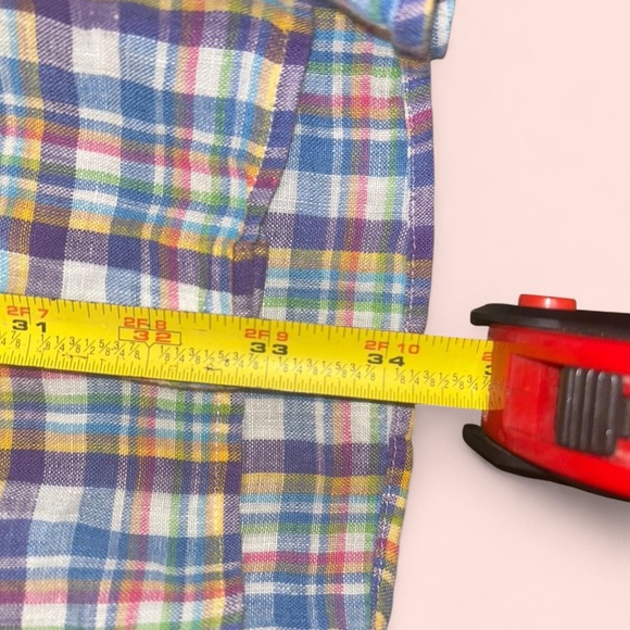 Peter Millar Men's Colorful Checkered Shirt - Picture 7 of 8